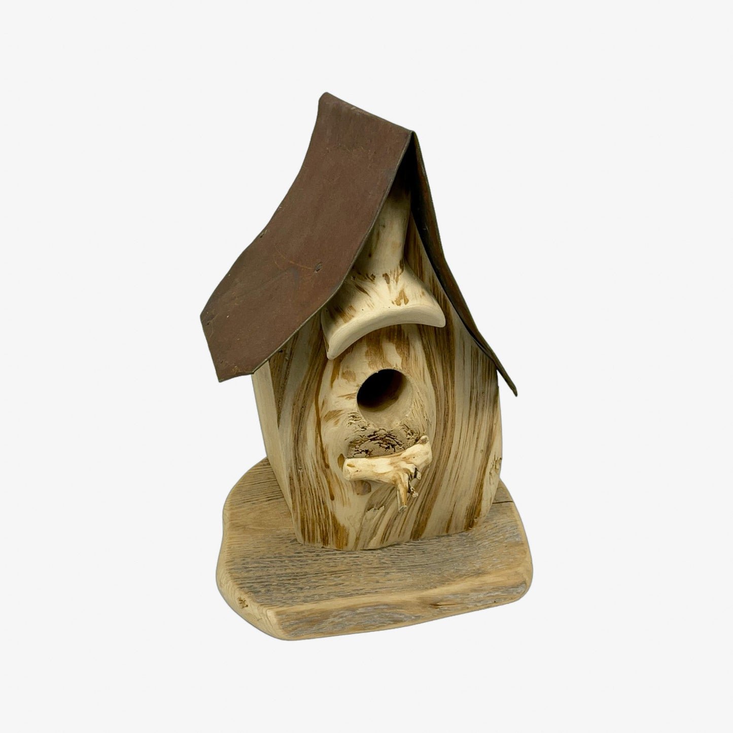 A hand made Bird House made from Cedar Wood