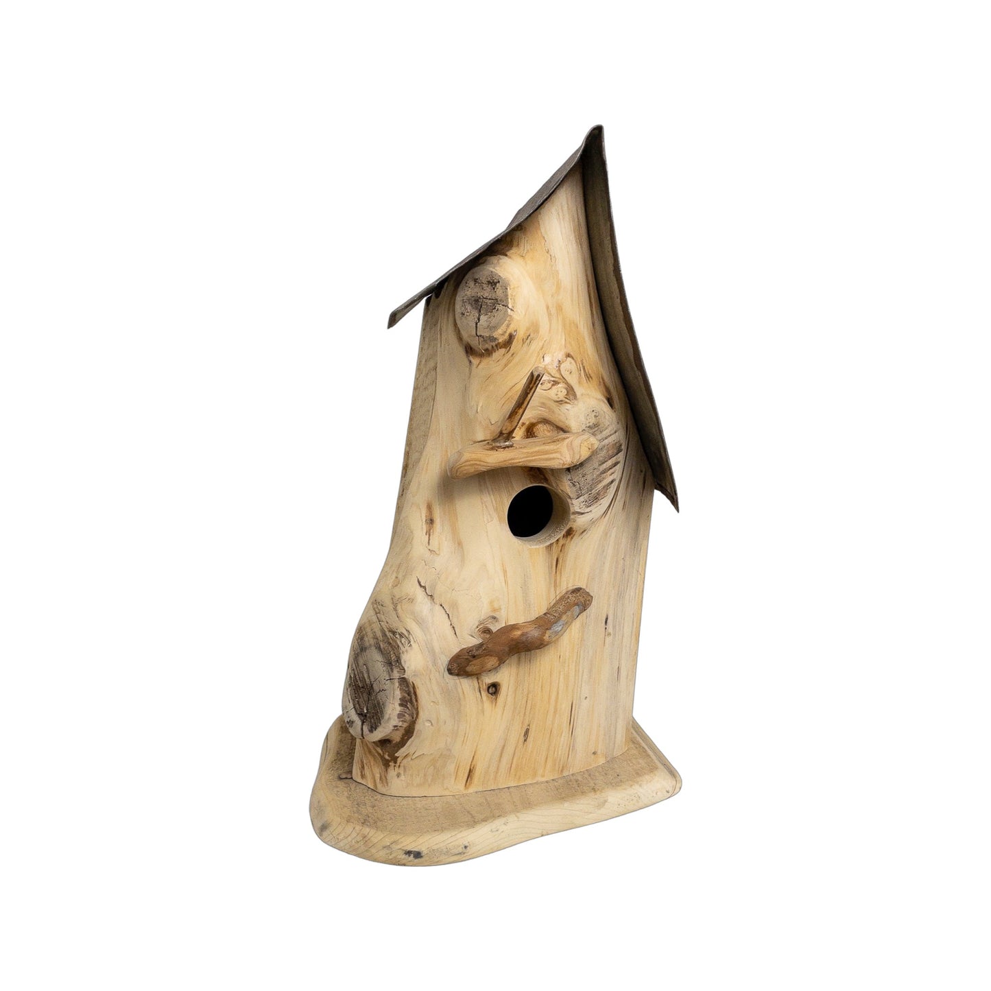 A hand made Bird House made from Cedar Wood