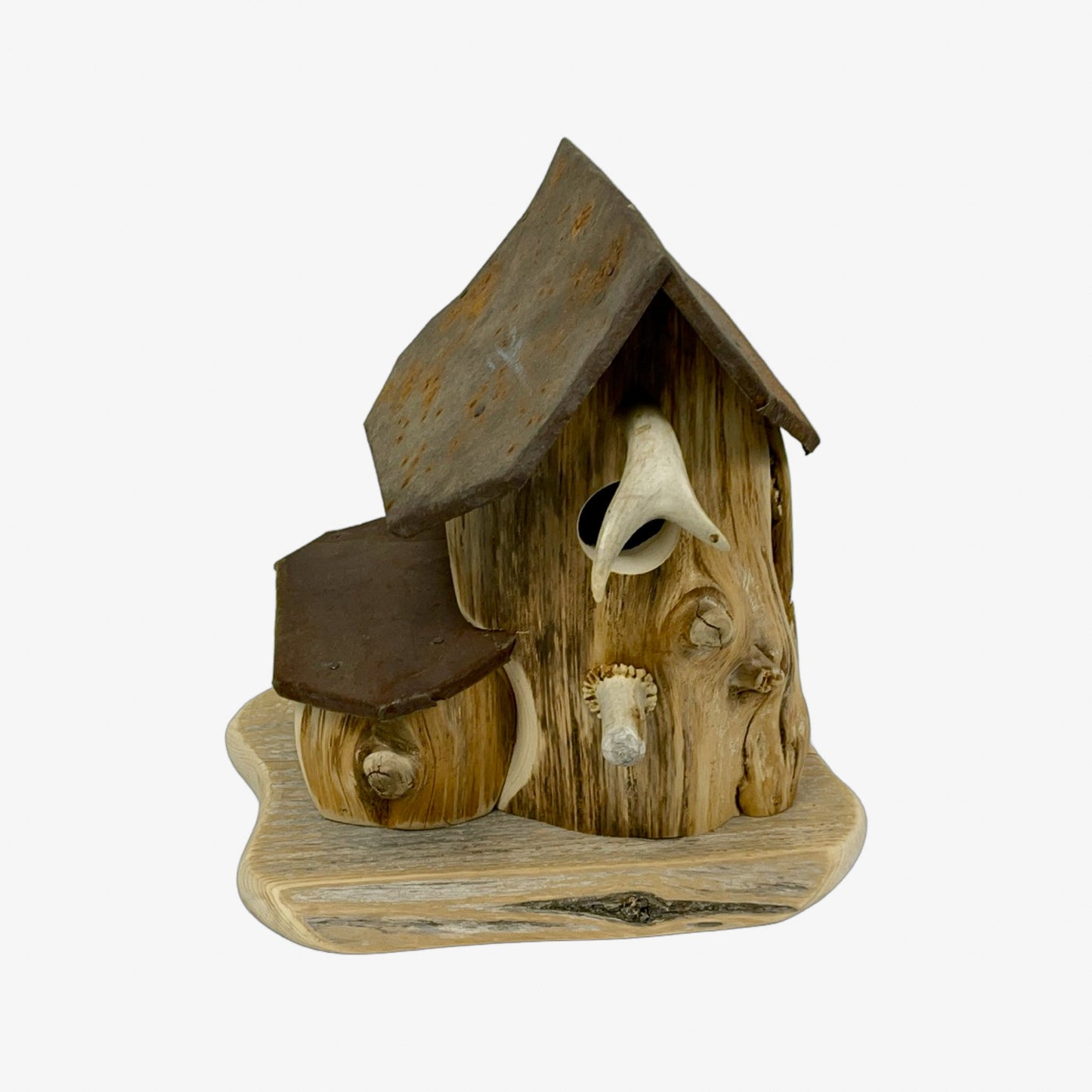 A hand made Bird House made from Cedar Wood