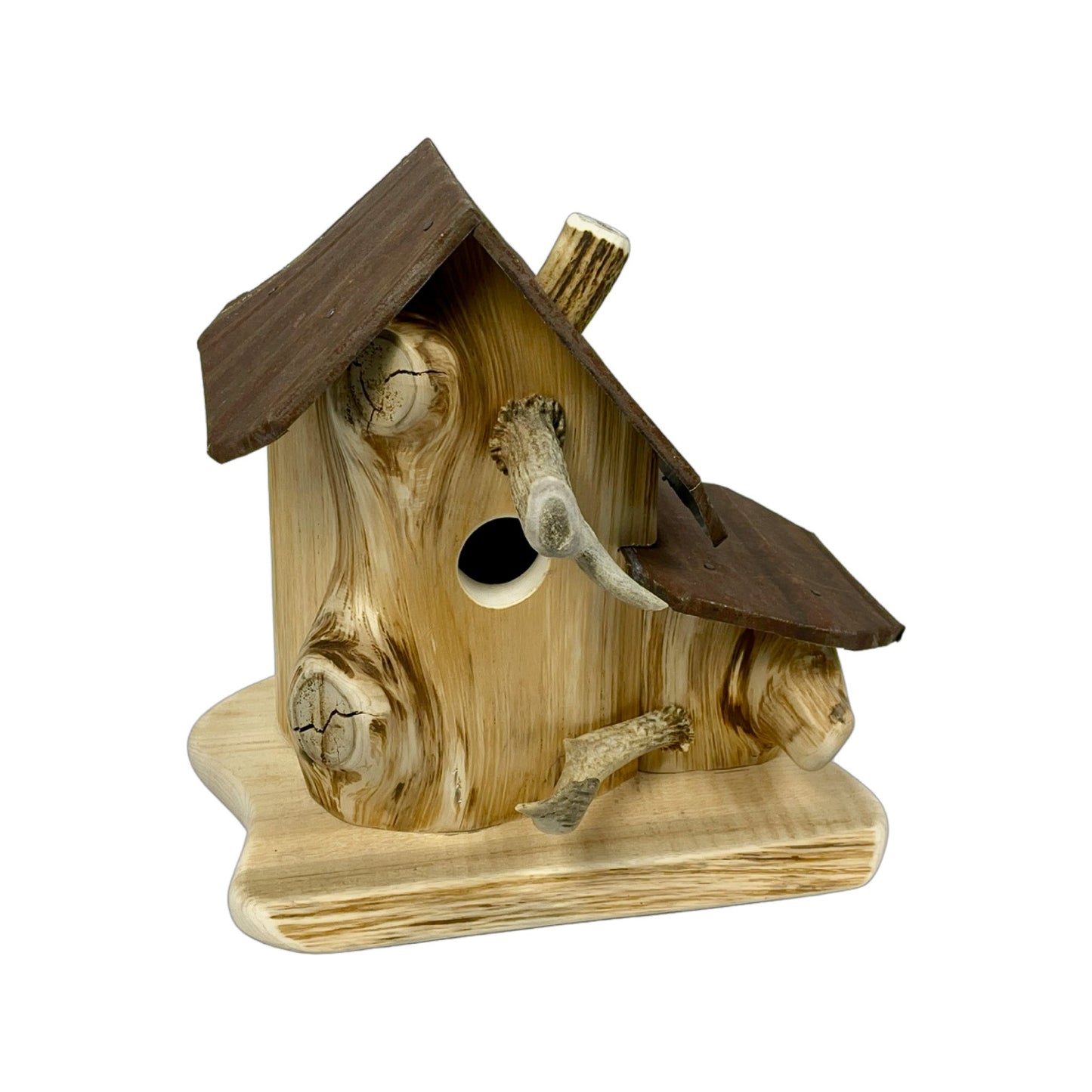 A hand made Bird House made from Cedar Wood