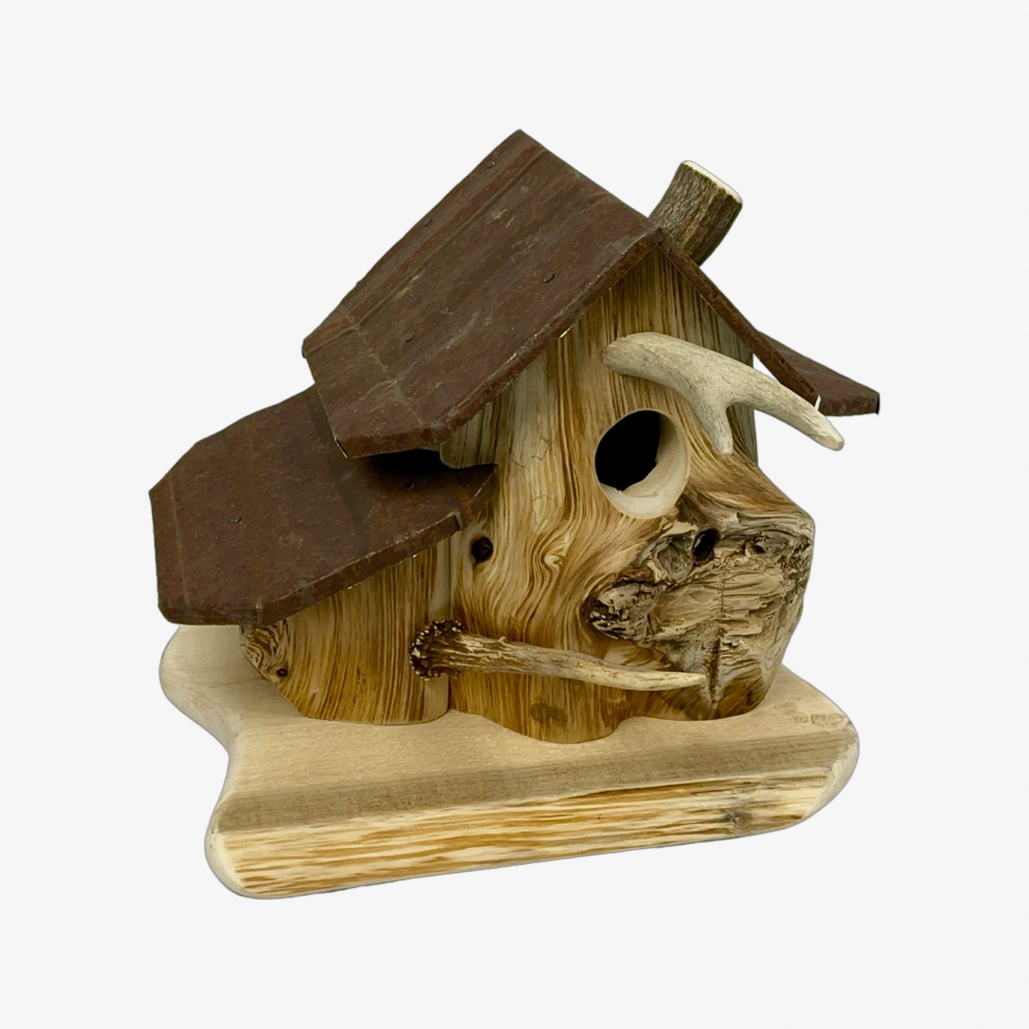 A hand made Bird House made from Cedar Wood