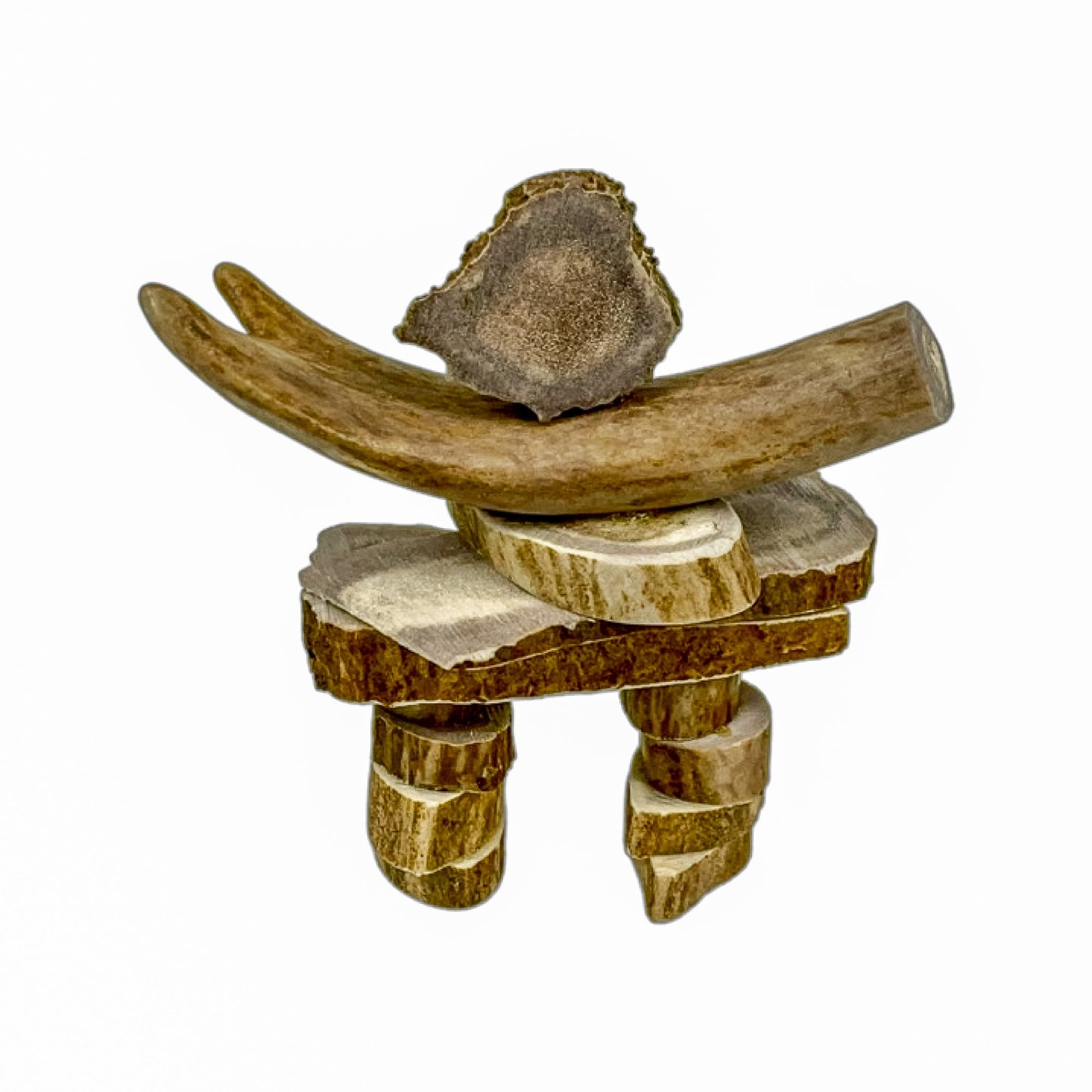 An Inukshuk Home Decor made from Deer antlers