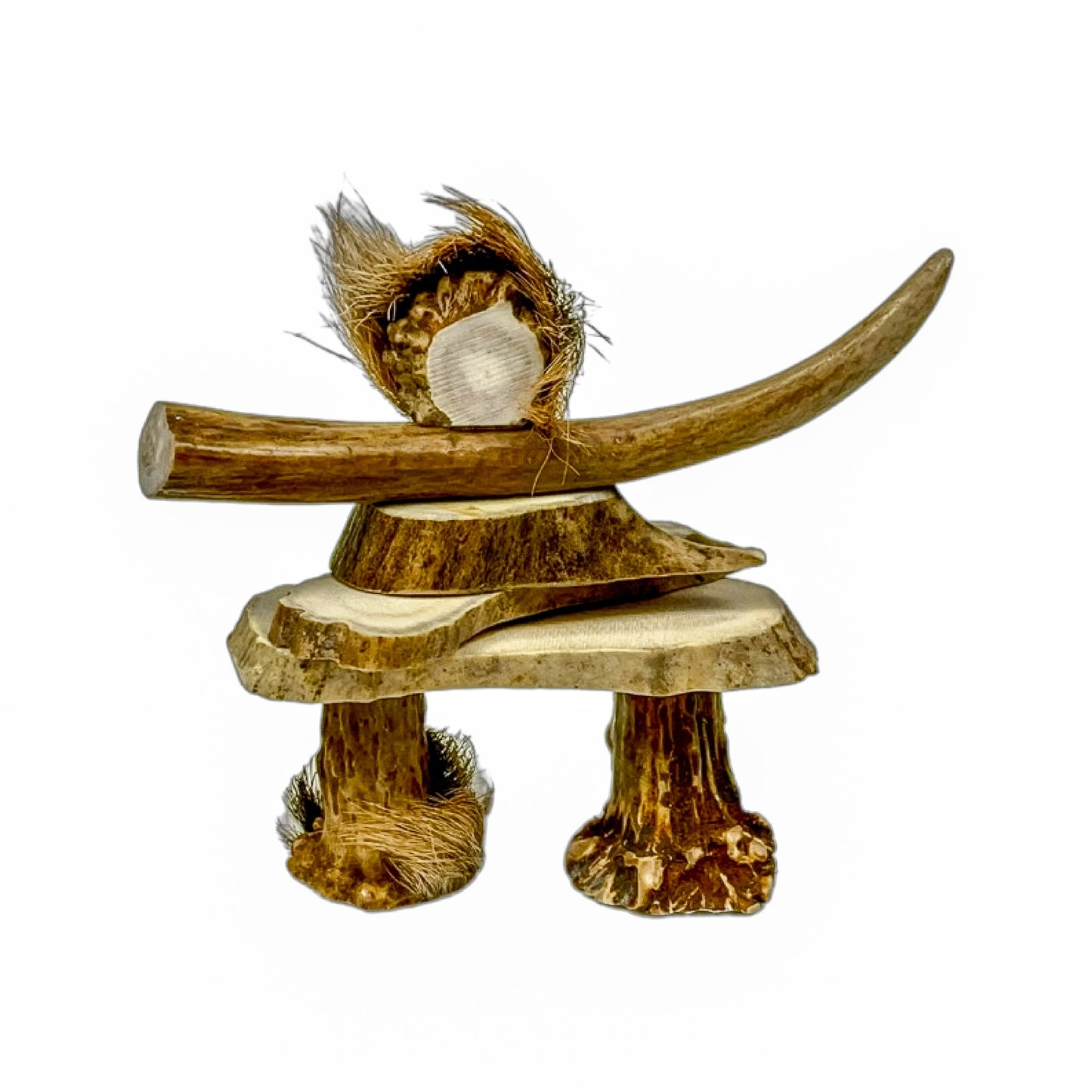 An Inukshuk Home Decor made from Deer antlers