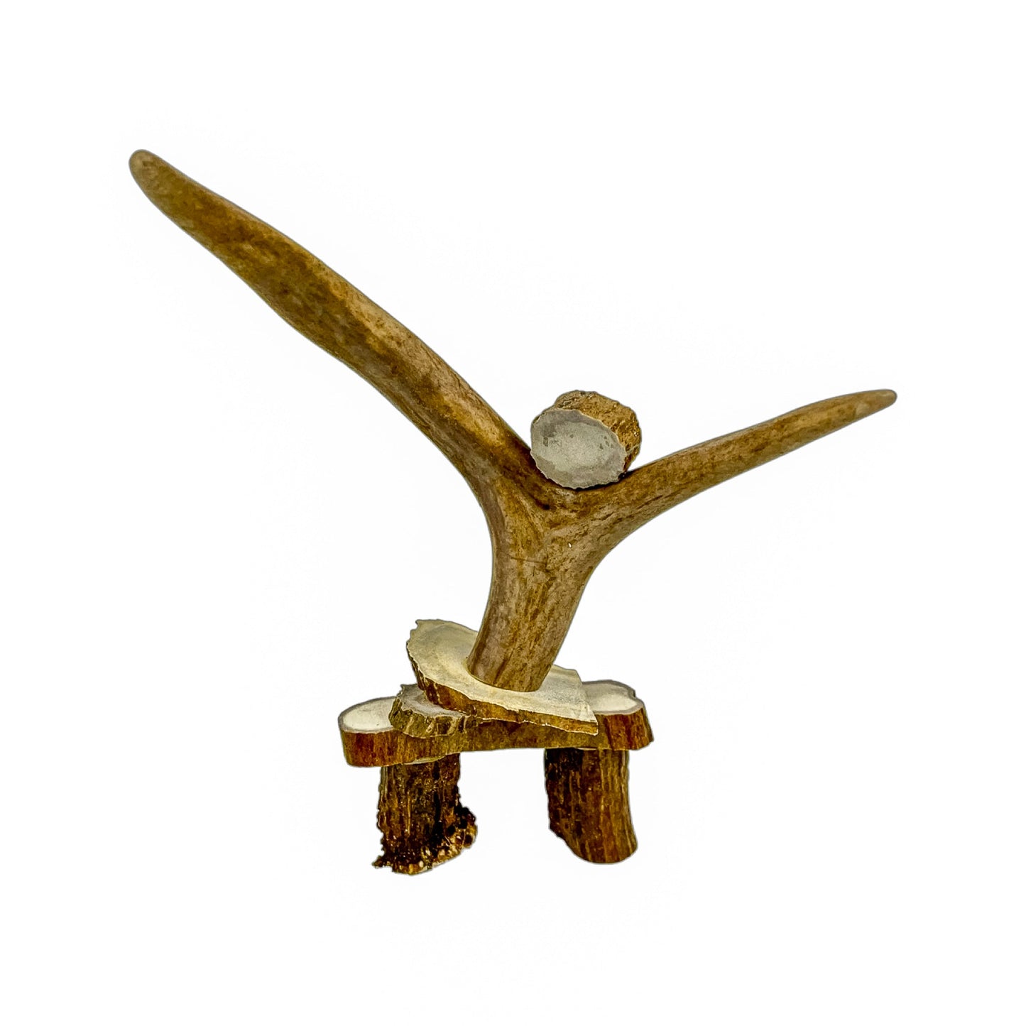 An Inukshuk Home Decor made from Deer antlers