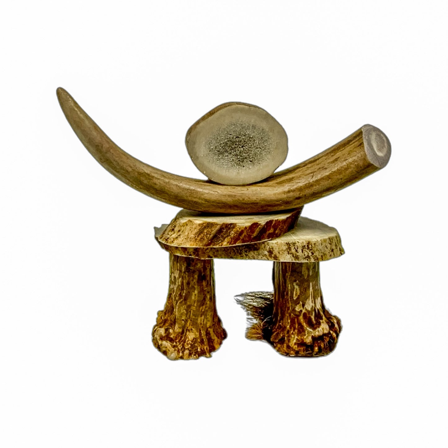 An Inukshuk Home Decor made from Deer antlers