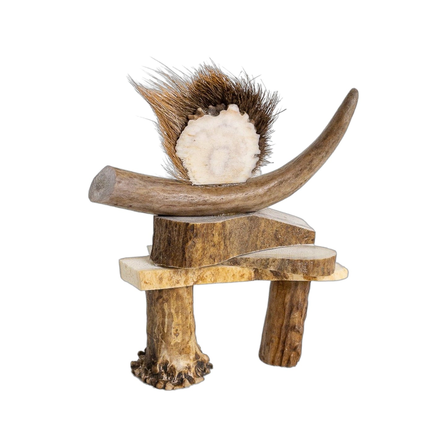 An Inukshuk Home Decor made from Deer antlers