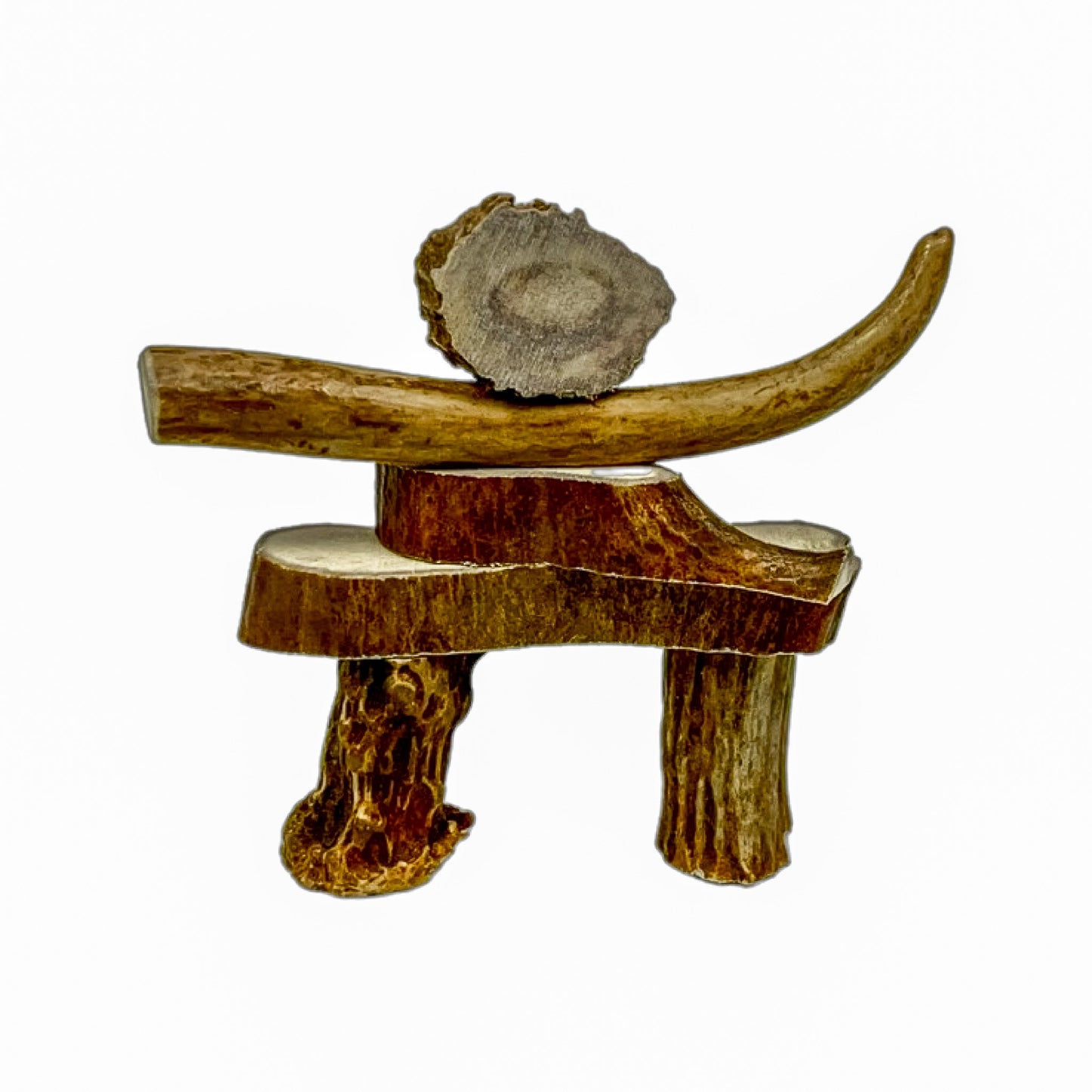 An Inukshuk Home Decor made from Deer antlers
