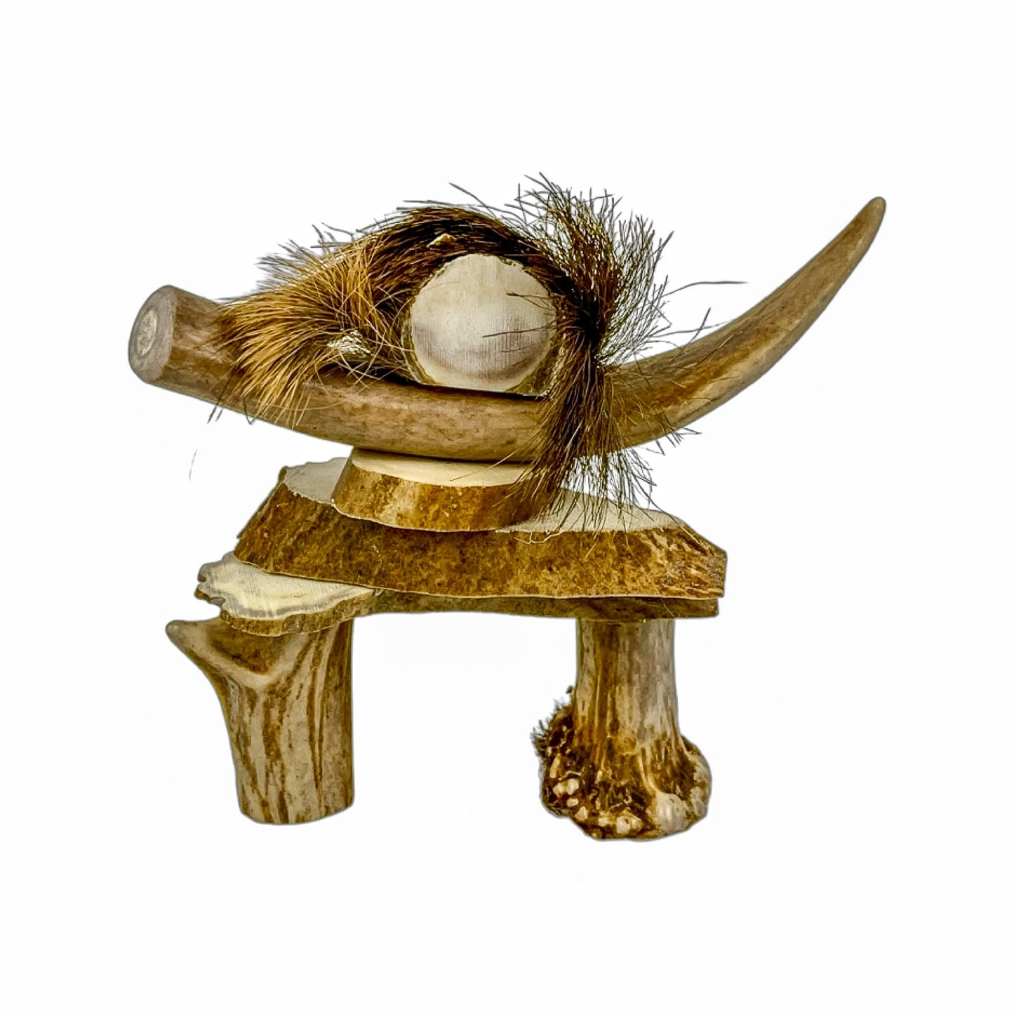 An Inukshuk Home Decor made from Deer antlers