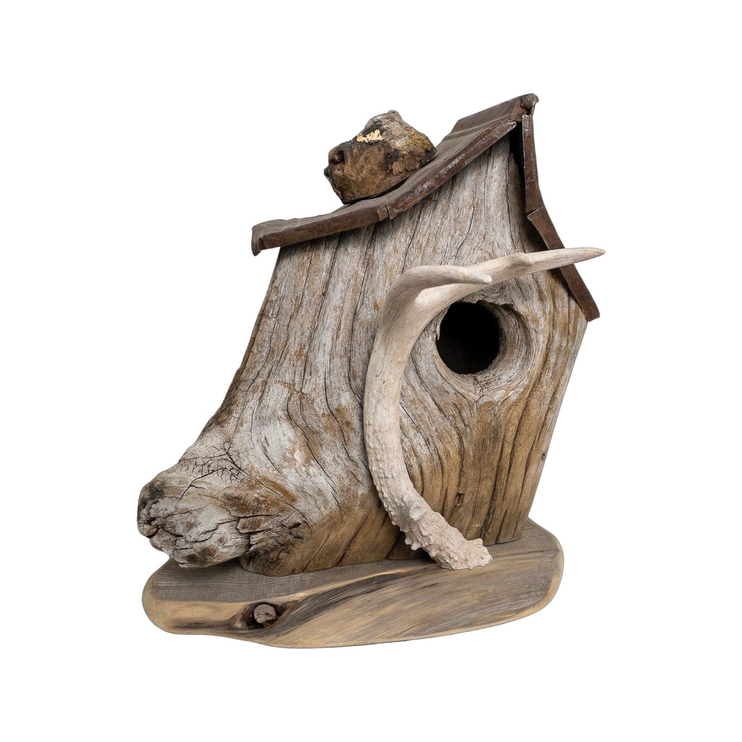 A hand made Bird House made from Cedar Wood