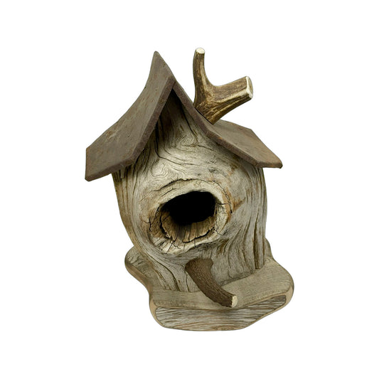 A hand made Bird House made from Flotted Wood